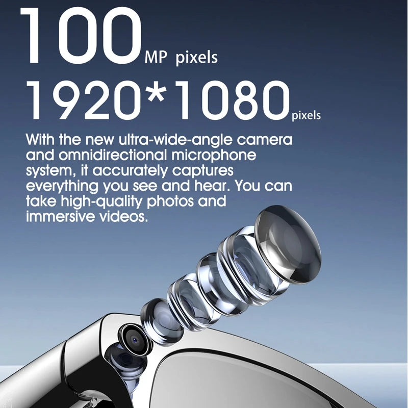 AI-Powered HD Glasses: Record, Chat, and Enjoy Music Anywhere