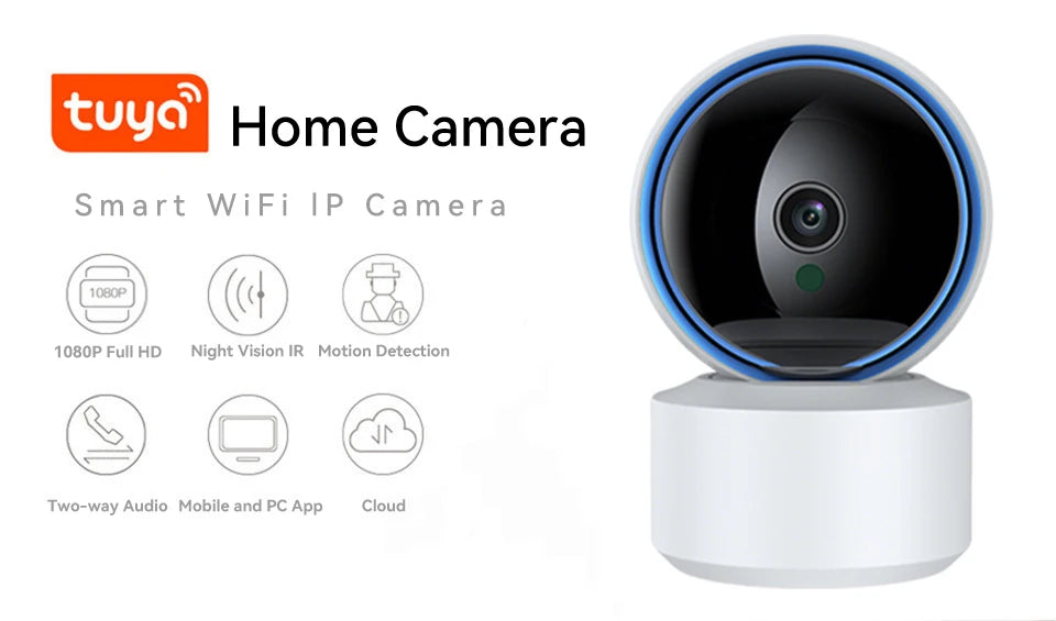 360° Smart Baby Monitor: 1080P WiFi Camera for Total Peace of Mind