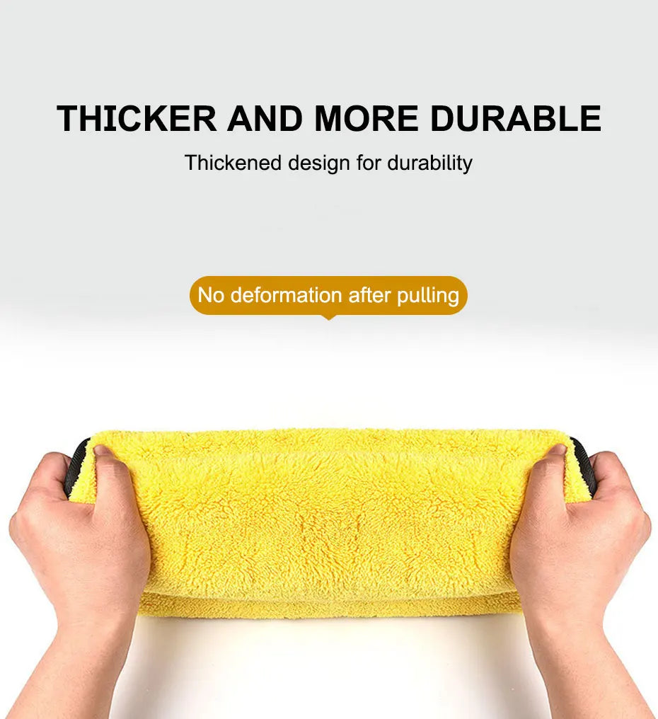 Premium Car Wash Towel: Absorbent Microfiber Detailing Cleaning Cloth