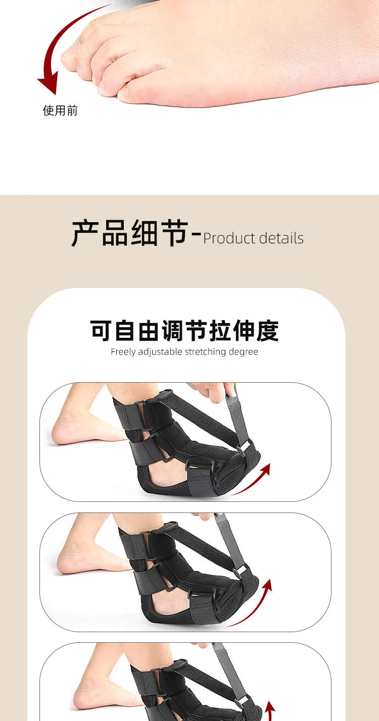Adjustable Orthotic Foot Support: Promoting Recovery and Comfort for Foot Drop