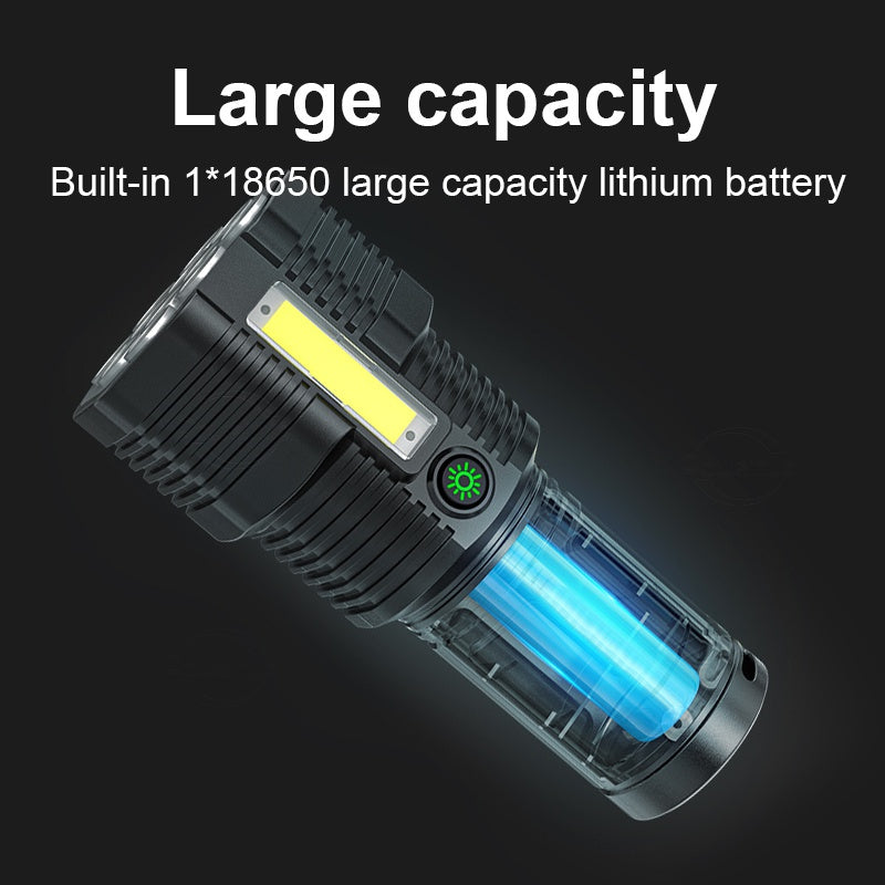 Potente linterna de 12 LED: luz de emergencia versátil para cualquier situación