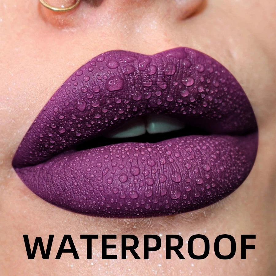 Waterproof Liquid Lipstick Set: Bold Colors for Lasting Beauty