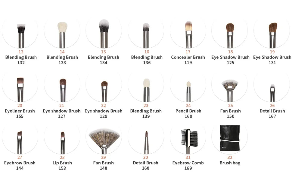 GlamBrush Collection: Professional Makeup Brush Set for Flawless Application