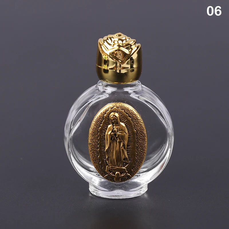 Divine Water Vessel: Holy Water Bottle for Blessings and Faith