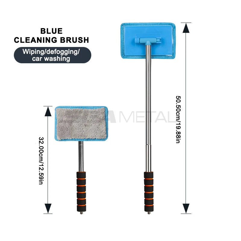 Telescopic Car Windshield Cleaning Brush: Long Handle for Glass Cleaning