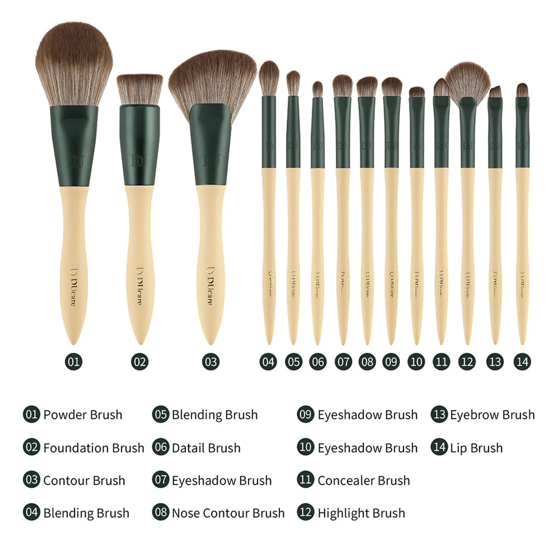 GlamBrush Collection: Professional Makeup Brush Set for Flawless Application