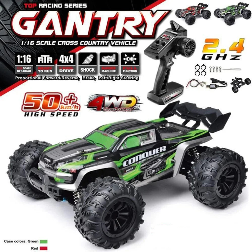 4WD Off-Road RC Monster Truck: WLtoys High-Speed Remote Control Car
