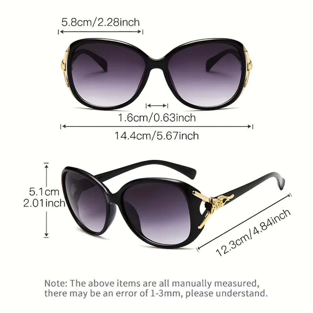 Chic Sun Protection: Fashionable Big Frame Sunglasses for Her