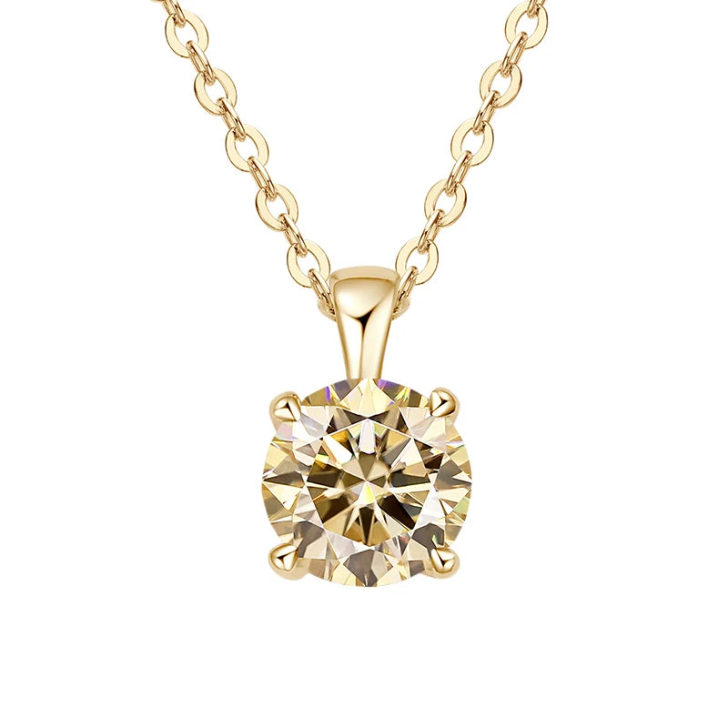 Celestial Charm: Dazzling Moissanite Necklace for Every Occasion