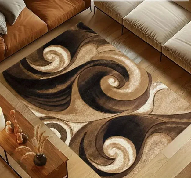 Indoor-Outdoor Geometric Carpet: Ideal for Entryways and Doorways