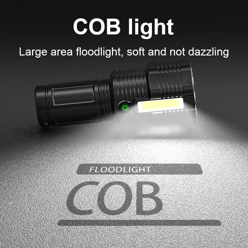 Potente linterna de 12 LED: luz de emergencia versátil para cualquier situación