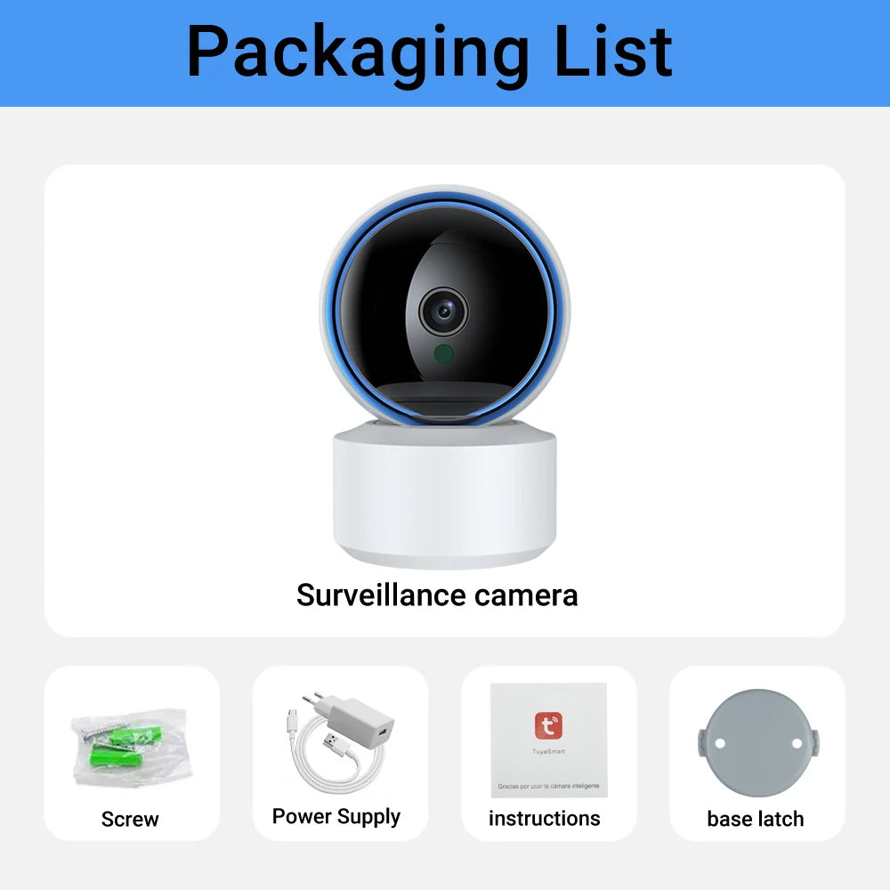 360° Smart Baby Monitor: 1080P WiFi Camera for Total Peace of Mind