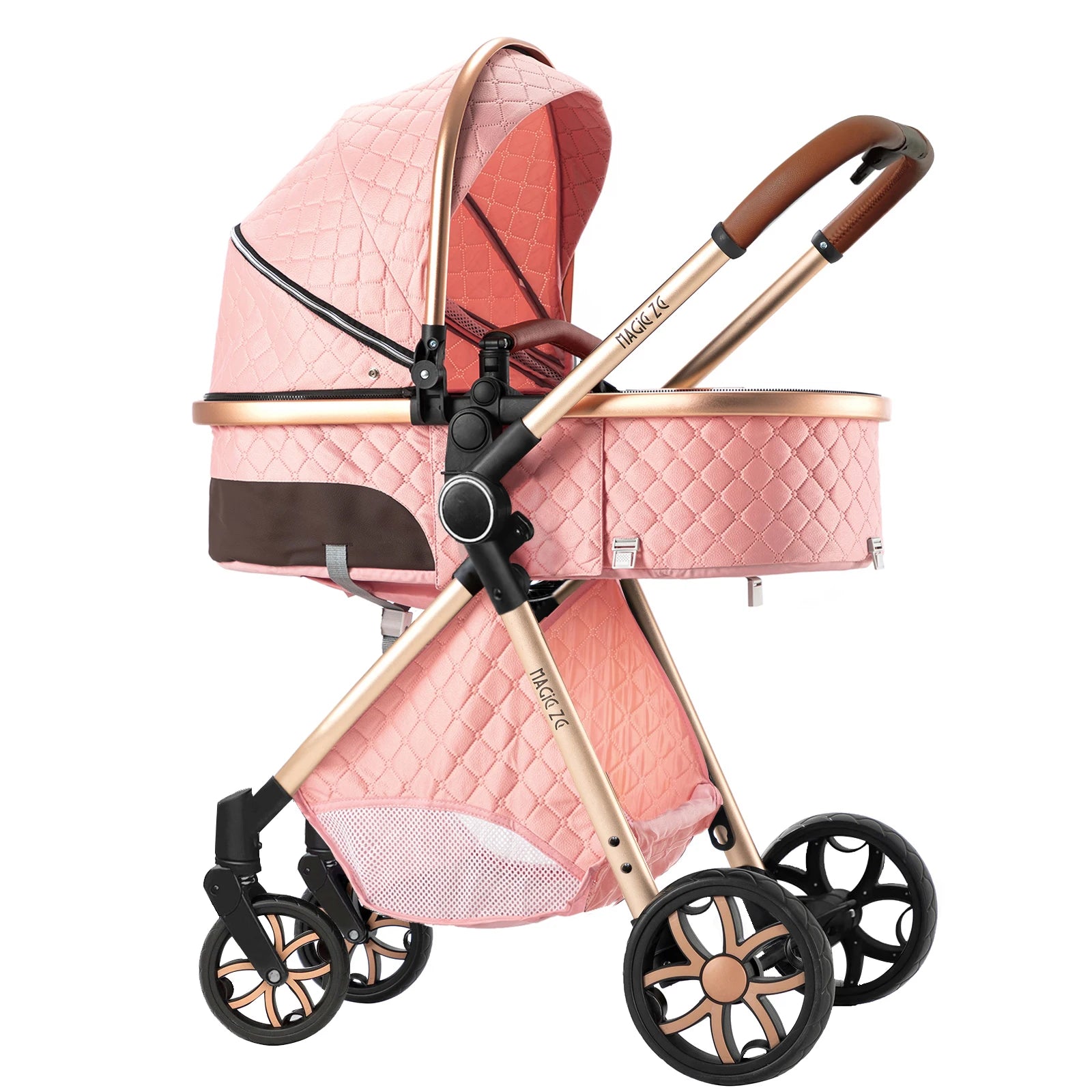 All-in-One Baby Travel System: Stroller with Raincover for Newborns