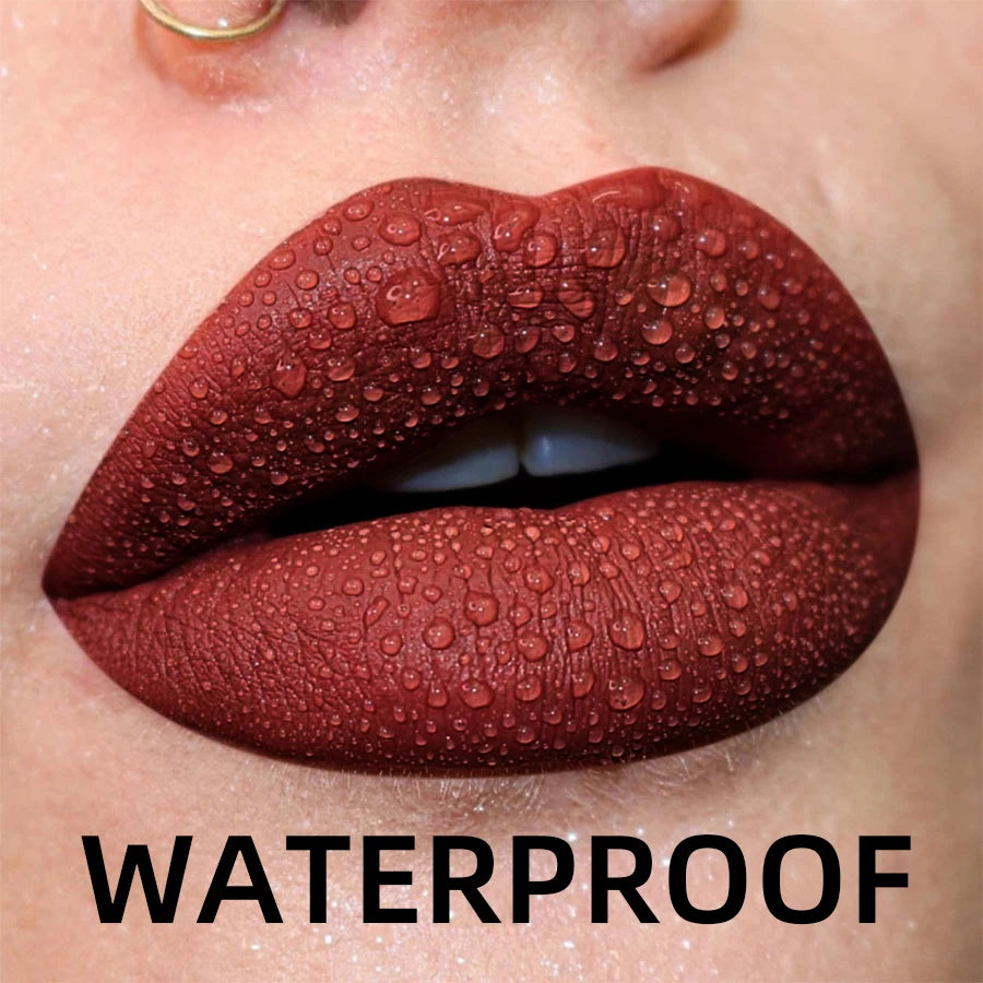 Waterproof Liquid Lipstick Set: Bold Colors for Lasting Beauty