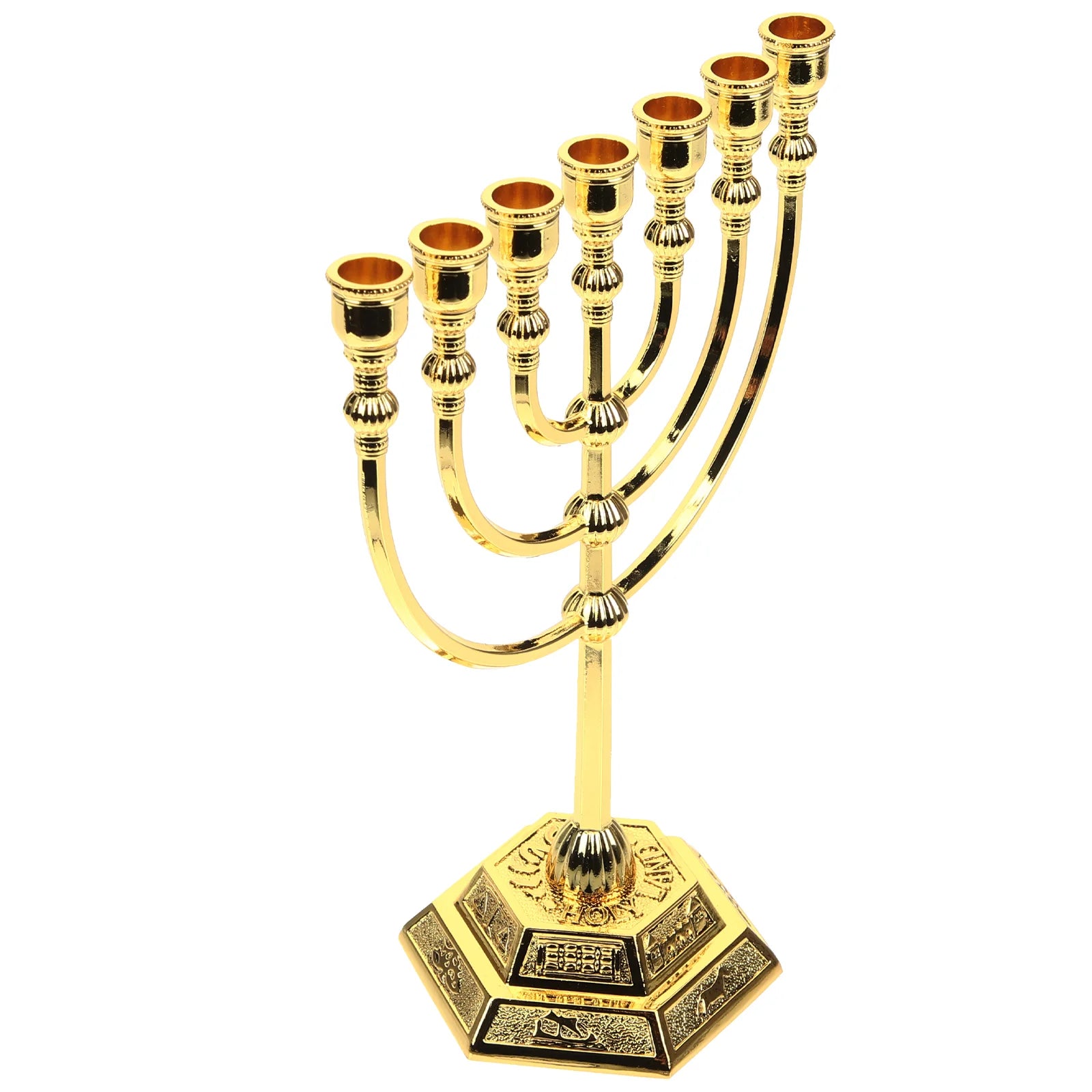 Vintage Menorah: Stylish Desktop Decor for Spiritual Ambiance