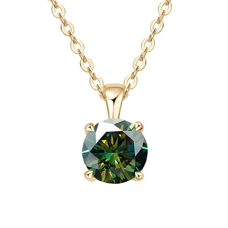 Celestial Charm: Dazzling Moissanite Necklace for Every Occasion