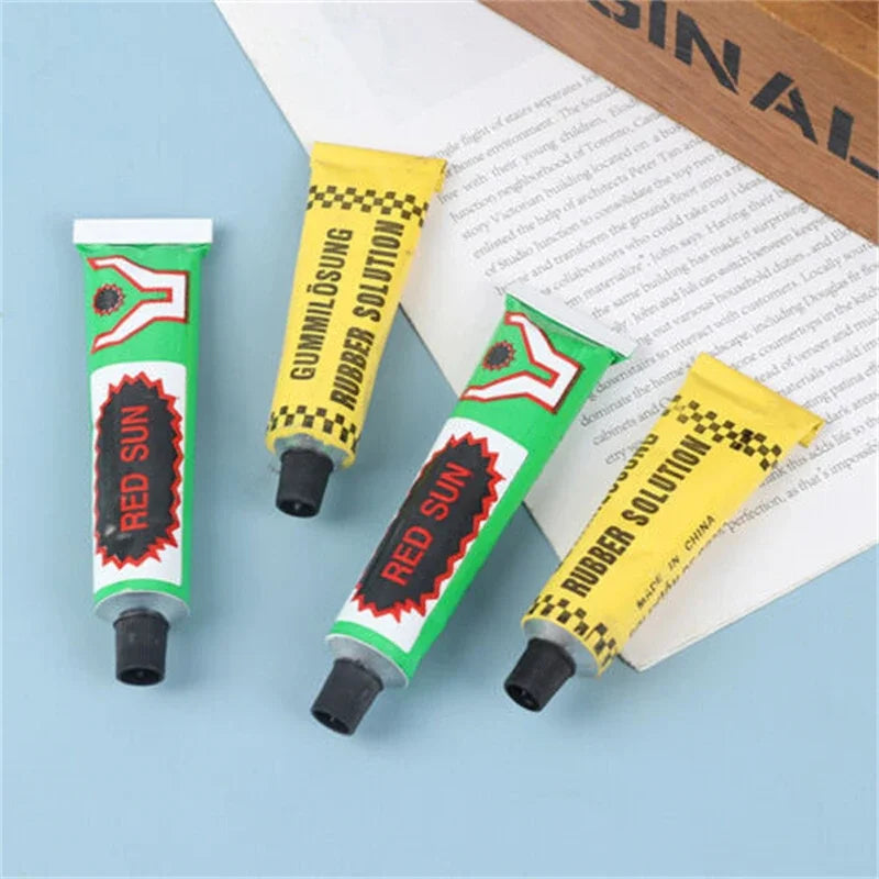 Puncture Repair Solution: 1-10 Pcs Tire Patching Glue for Inner Tubes