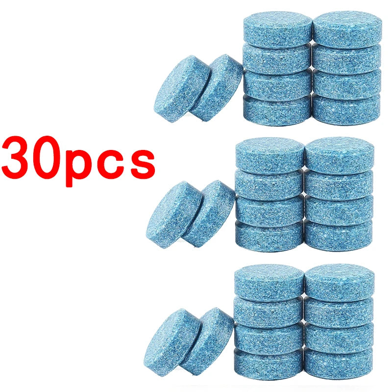 Effervescent Clean: Powerful Car Windscreen Cleaning Tablets
