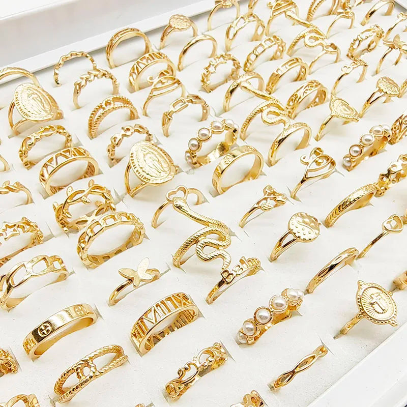 Whimsical Jewelry Set: 30-Piece Assorted Rings for Fashion-Forward Women