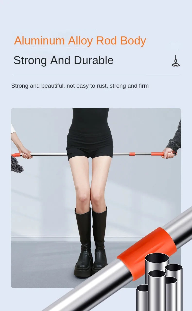 Telescopic Car Wash Mop: Three-Section Design for Roof and Window Maintenance