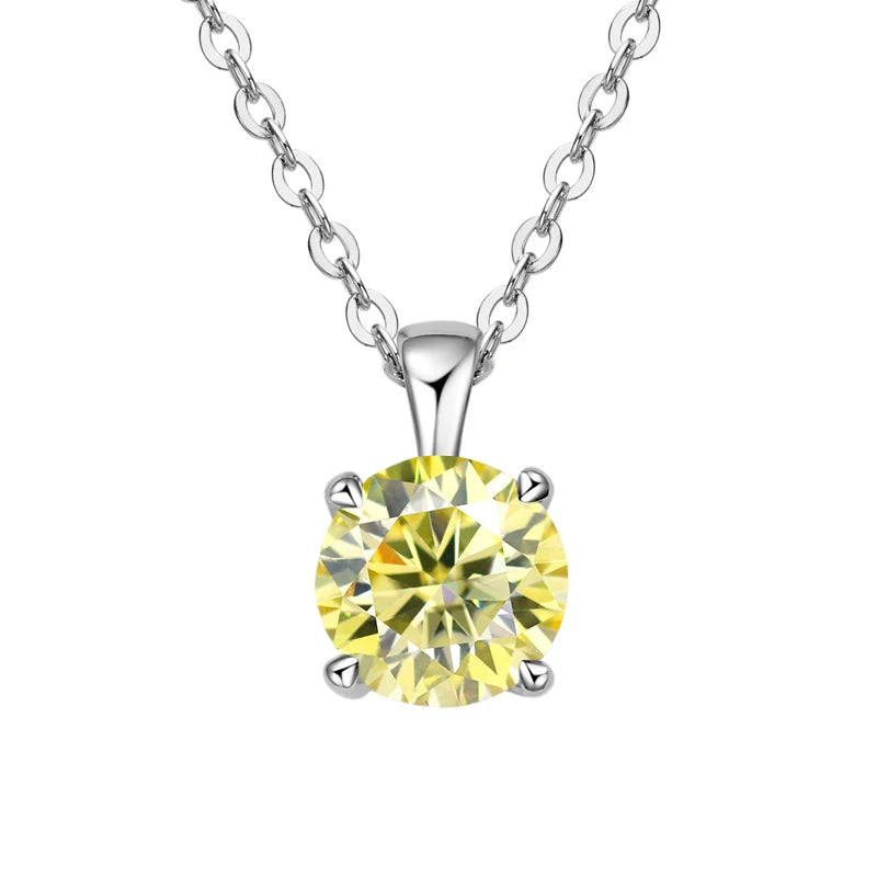 Celestial Charm: Dazzling Moissanite Necklace for Every Occasion
