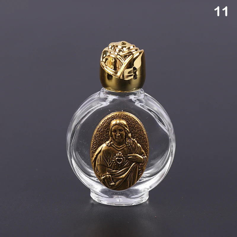 Divine Water Vessel: Holy Water Bottle for Blessings and Faith