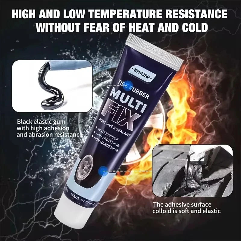 Quick Fix: Effective Tire Repair Glue for Cars, Motorbikes, and Bicycles