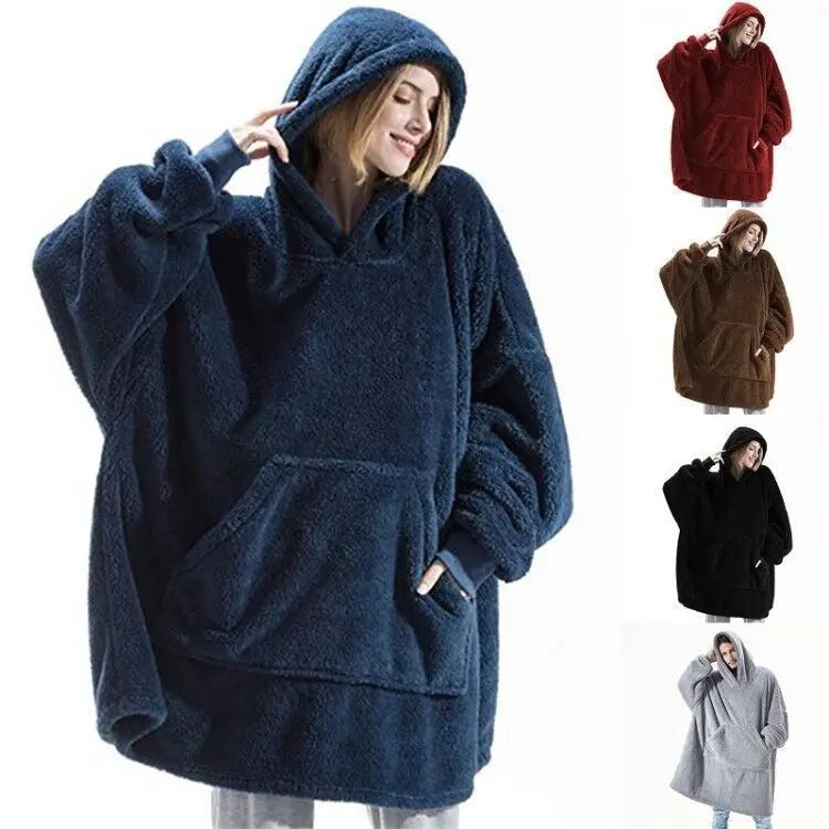 Loose Fit Hooded Coat: Stay Cozy with Style in 10 Colors