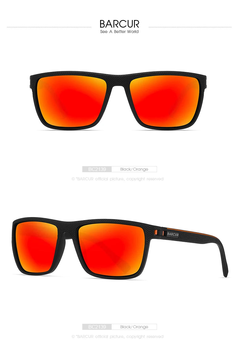 Dynamic Sun Shield: Polarized Eyewear for Athletes & Outdoor Enthusiasts