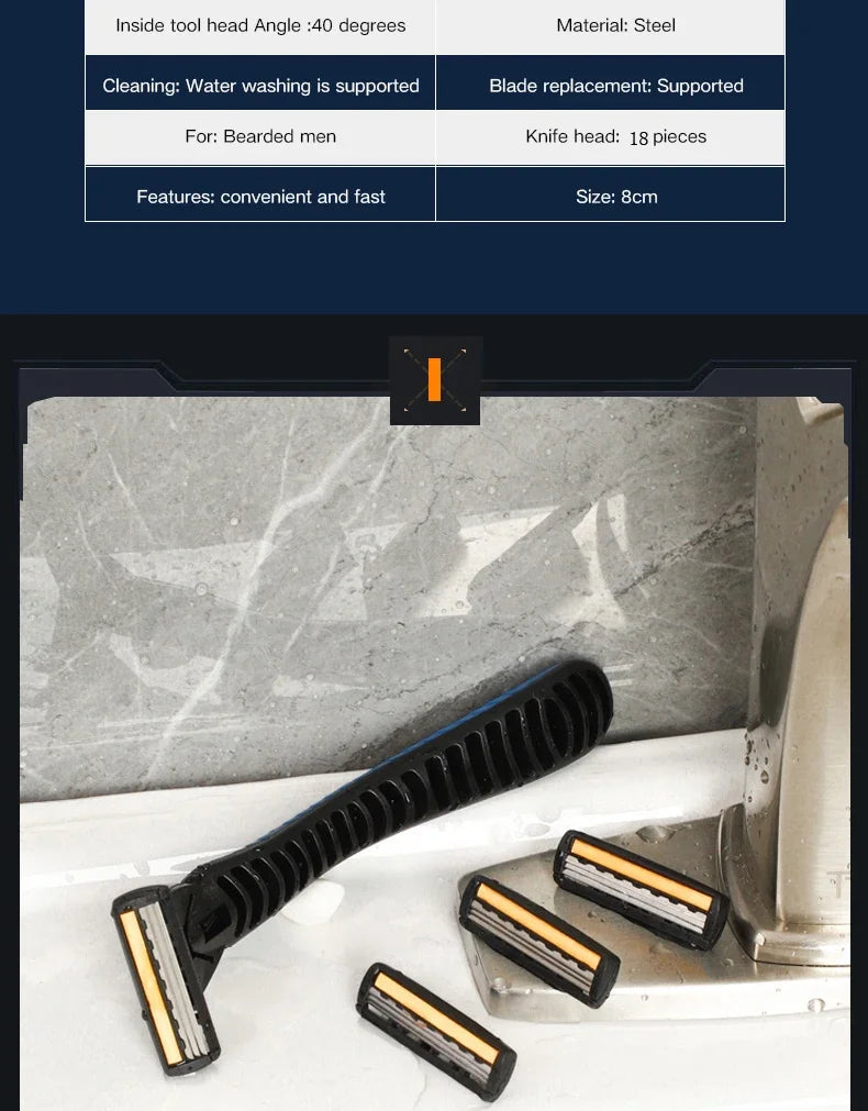 Cutting-Edge Shaving Experience: Brand New Three-Layer Razor for Men