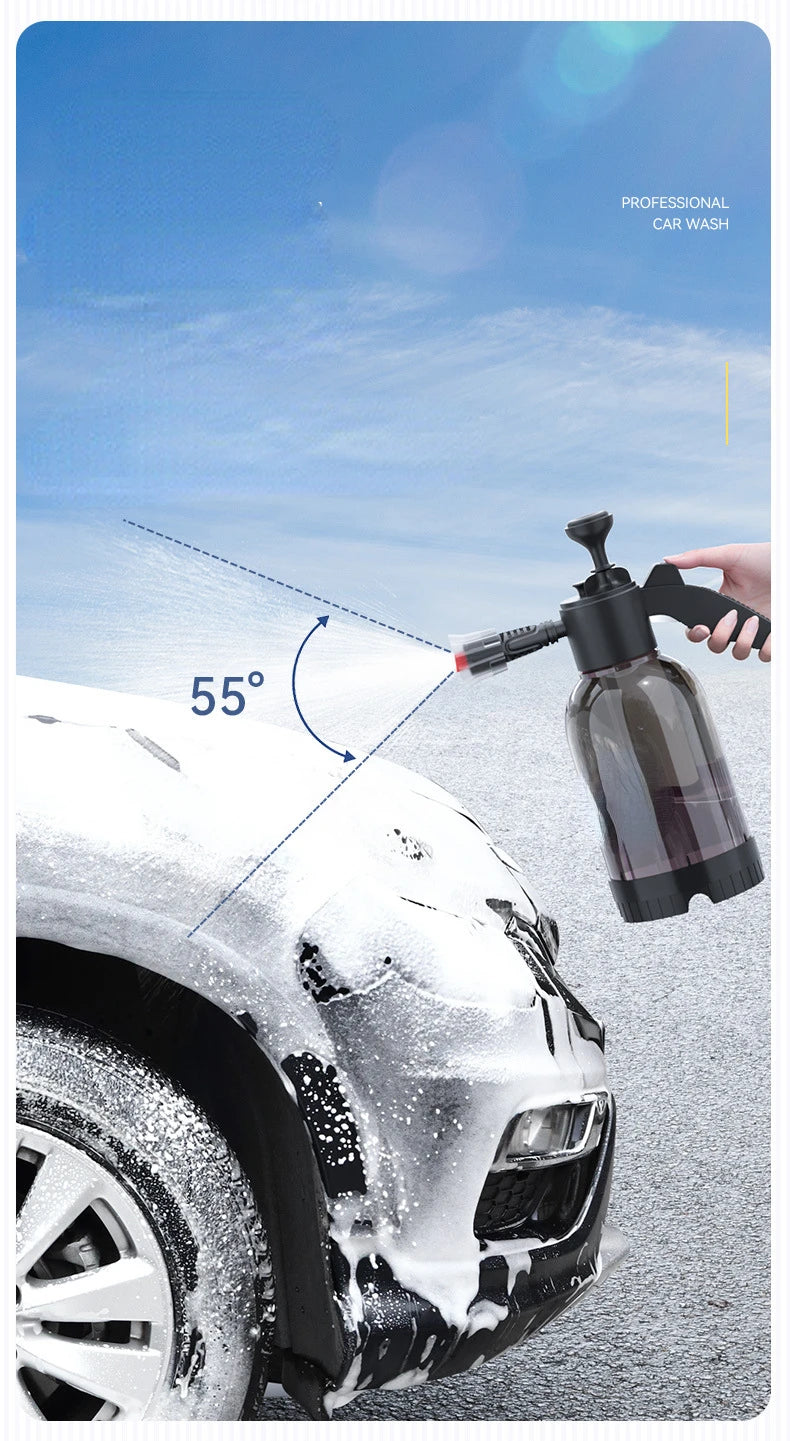 Versatile 2L Foam Sprayer: Efficient Cleaning for All Your Vehicles