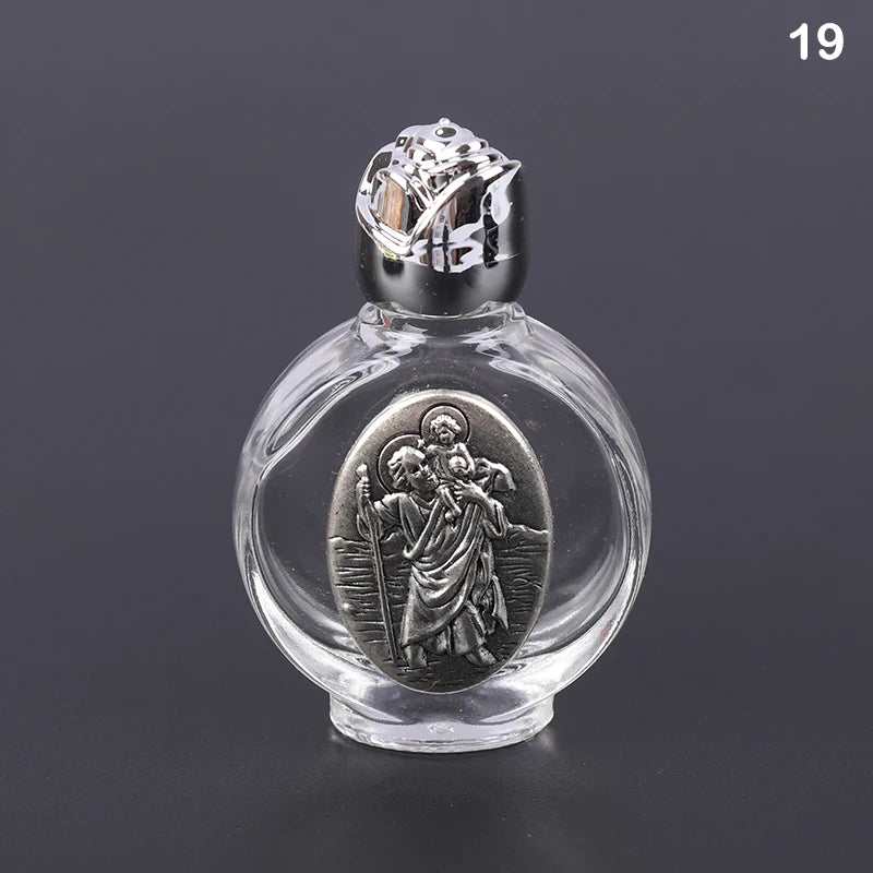 Divine Water Vessel: Holy Water Bottle for Blessings and Faith