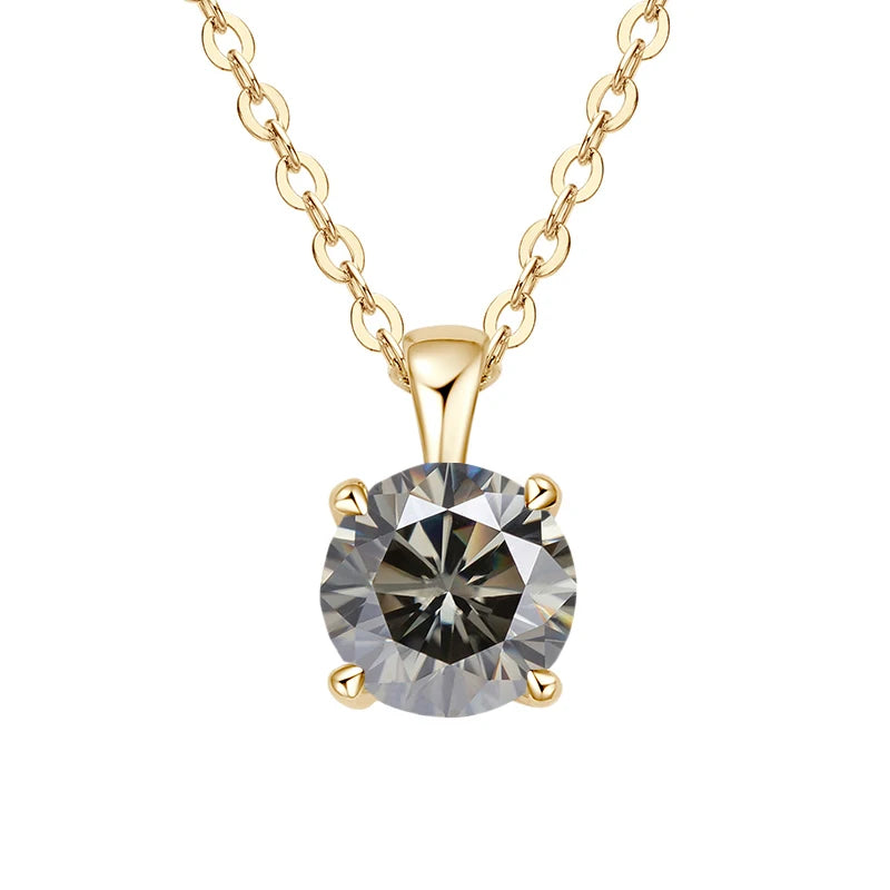 Celestial Charm: Dazzling Moissanite Necklace for Every Occasion