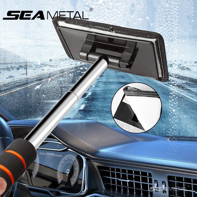 Telescopic Car Windshield Cleaning Brush: Long Handle for Glass Cleaning