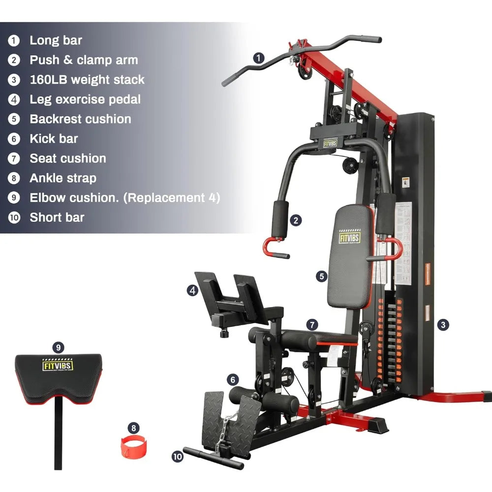 All-in-One Fitness Station: Maximize Your Home Workouts