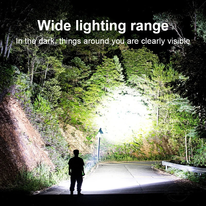 Potente linterna de 12 LED: luz de emergencia versátil para cualquier situación