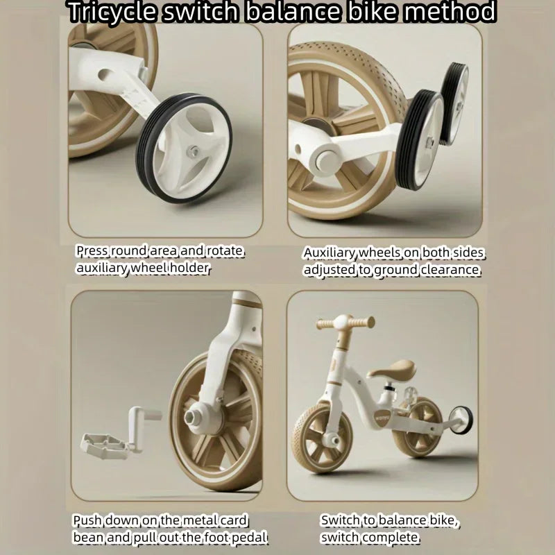 Adventure Rider: Adjustable Balance Bike with Training Wheels