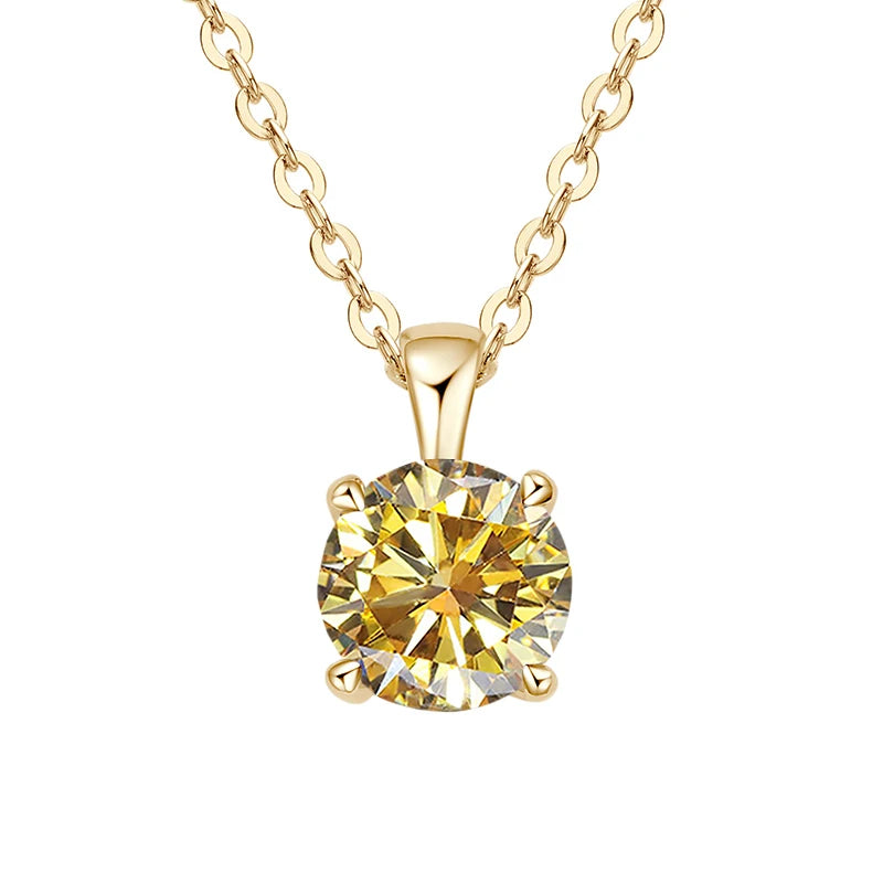 Celestial Charm: Dazzling Moissanite Necklace for Every Occasion