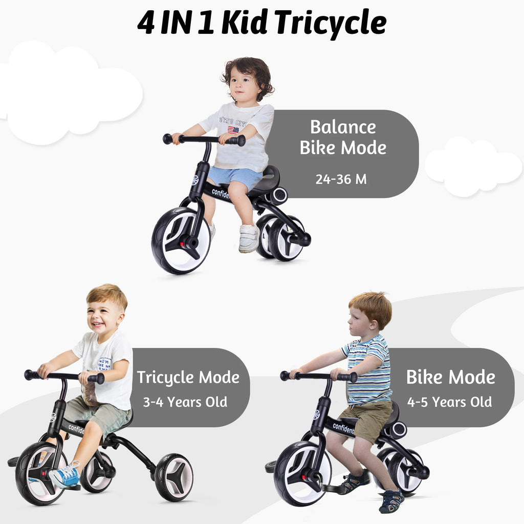 Transforming Trike: Versatile Balance Bike for Ages 2-5