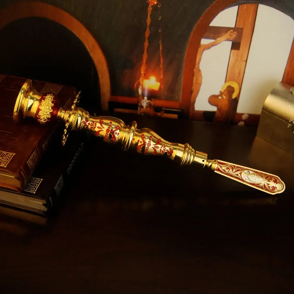 Traditional Orthodox Candle Holder: Enhance Your Worship Experience
