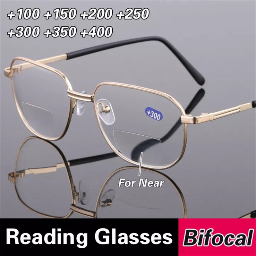 Versatile Vision Frames: 2-in-1 Bifocal Glasses for Men & Women