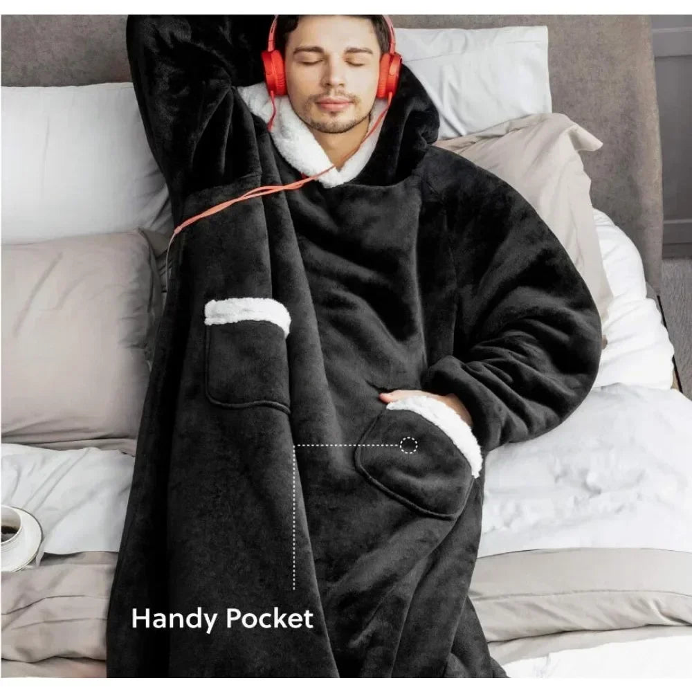 Extra Length Hooded Blanket: Experience Comfort Like Never Before
