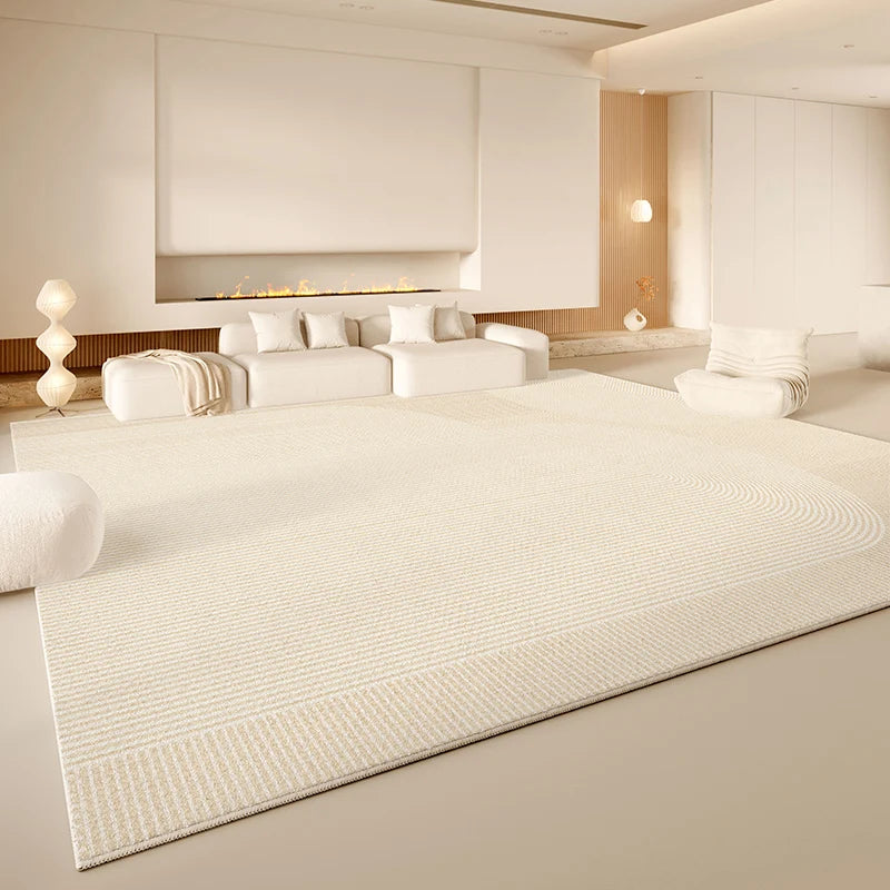 Cream Wind Carpet: Experience Light Luxury with Premium Faux Cashmere