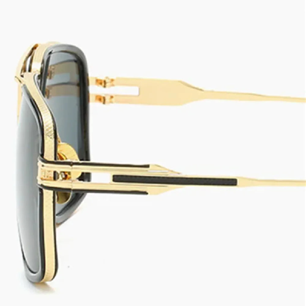 Brand Designer Oversized Sunglasses for Men: Retro Style and UV Protection