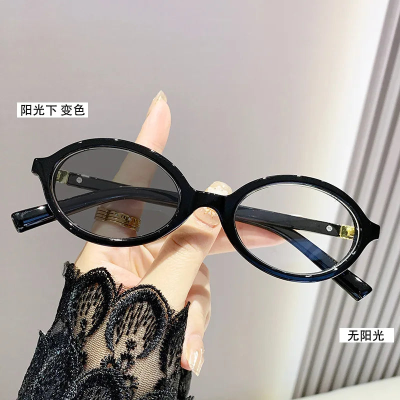 Oval Frames for Myopia: Color-Changing Eyeglasses that  reduce eye strain and fatigue