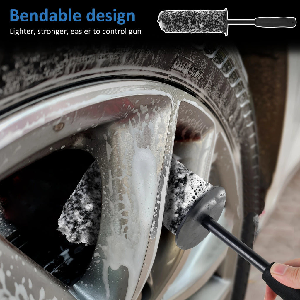 Ultimate Clean: 3/1 Pcs Car Wheel Detailing Brush Set