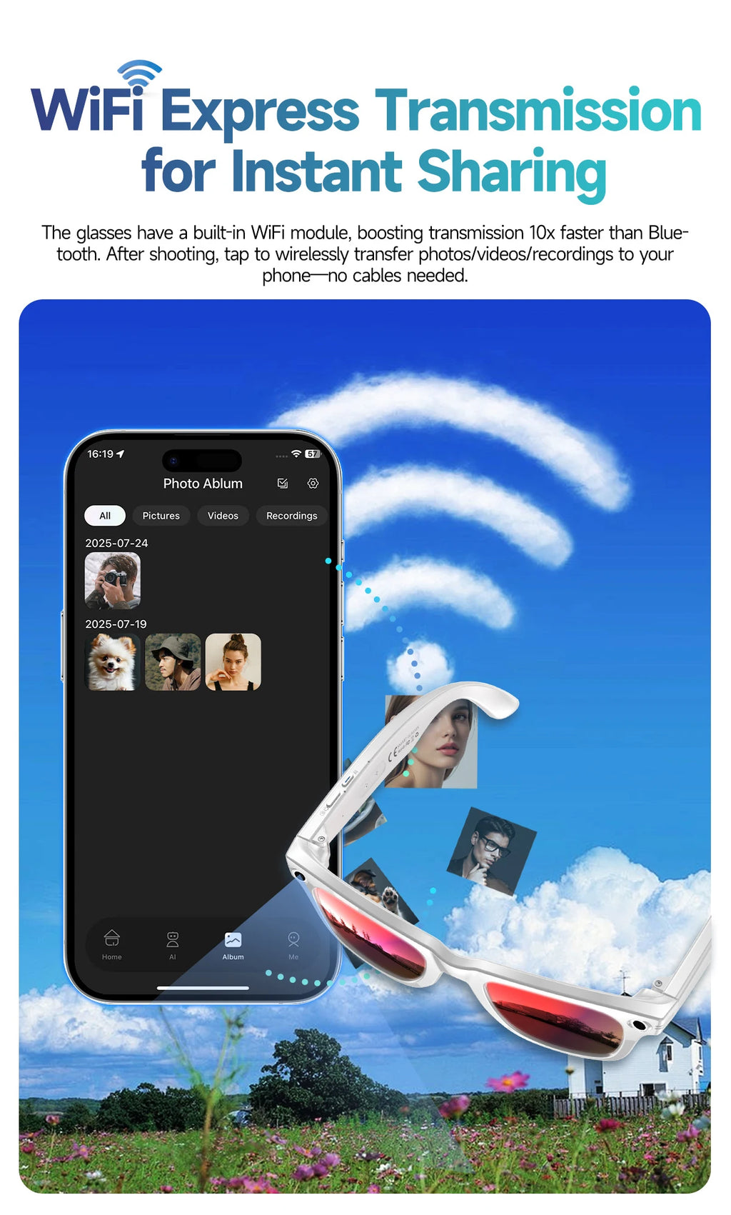 Interactive Eyewear: Touch-Controlled Smart Glasses with Noise-Cancelling Features