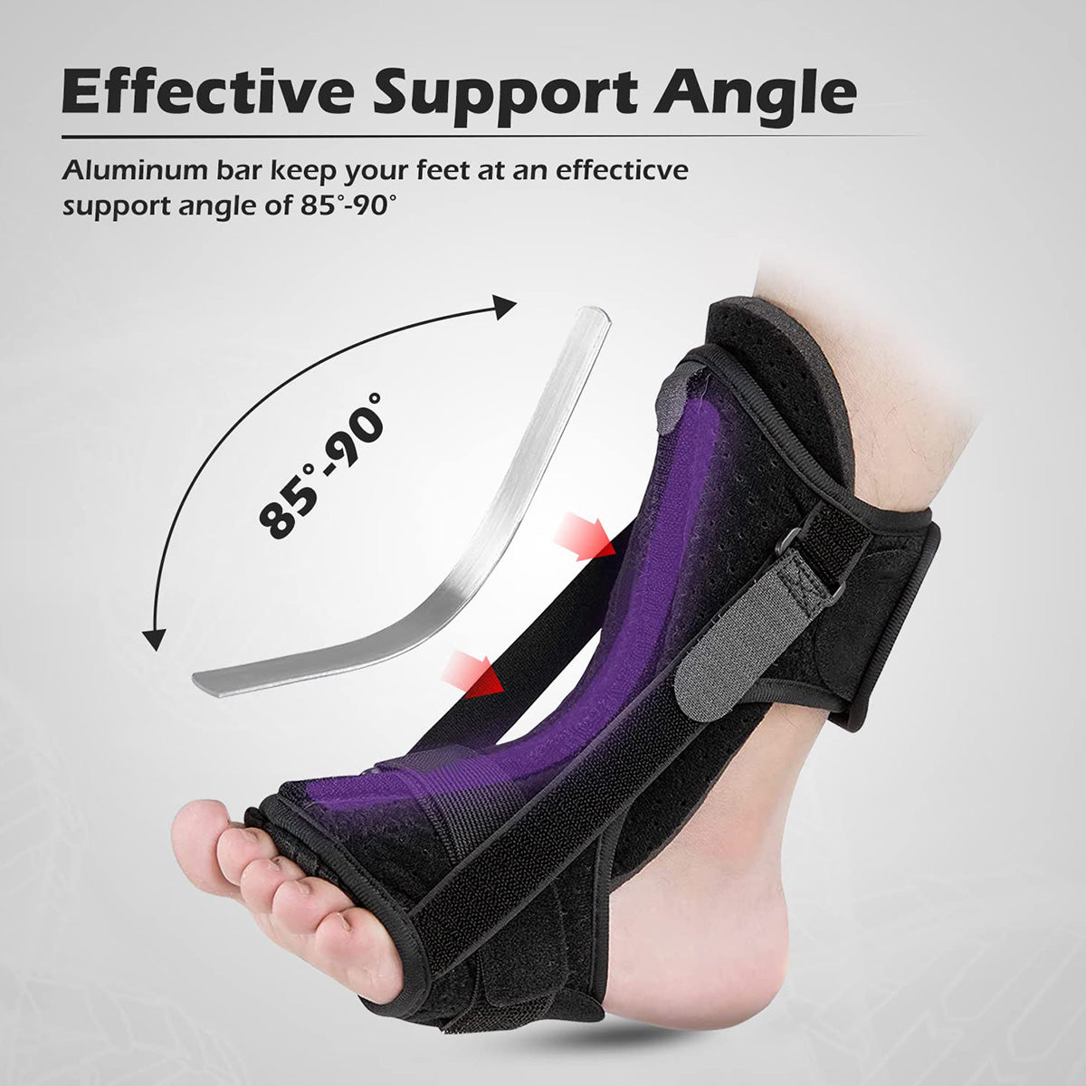 Breathable Plantar Fasciitis Foot Splint: Enhancing Recovery While You Sleep