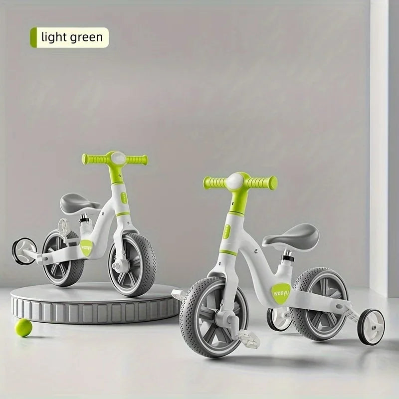 Adventure Rider: Adjustable Balance Bike with Training Wheels