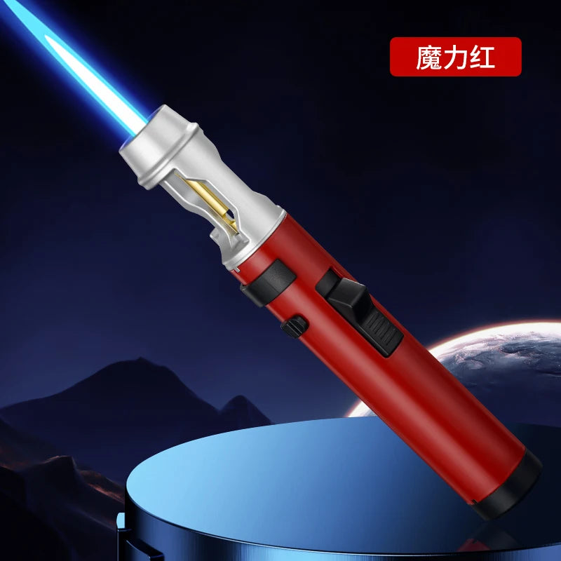 Precision Flame: Powerful Windproof Metal Gas Lighter for Every Occasion